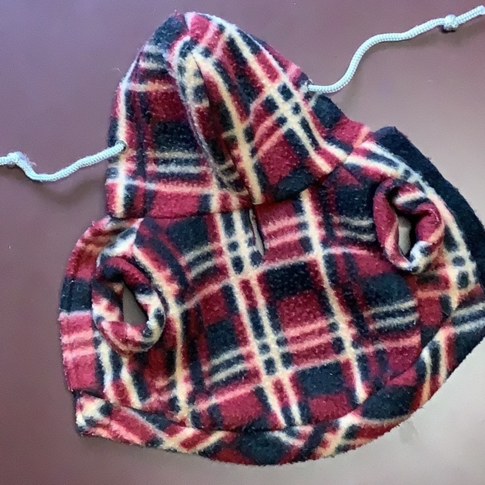 Tiny Fleece Toy Breed Hoodie Coat - Picture 8 of 8